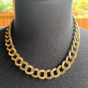 Rhinestone  Chain Necklace